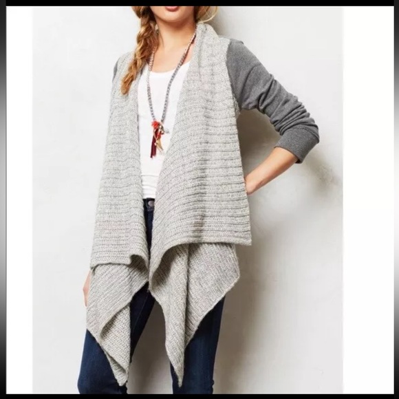 Anthropologie Saturday Sunday Casado Open Waterfall Cardigan - Picture 9 of 9